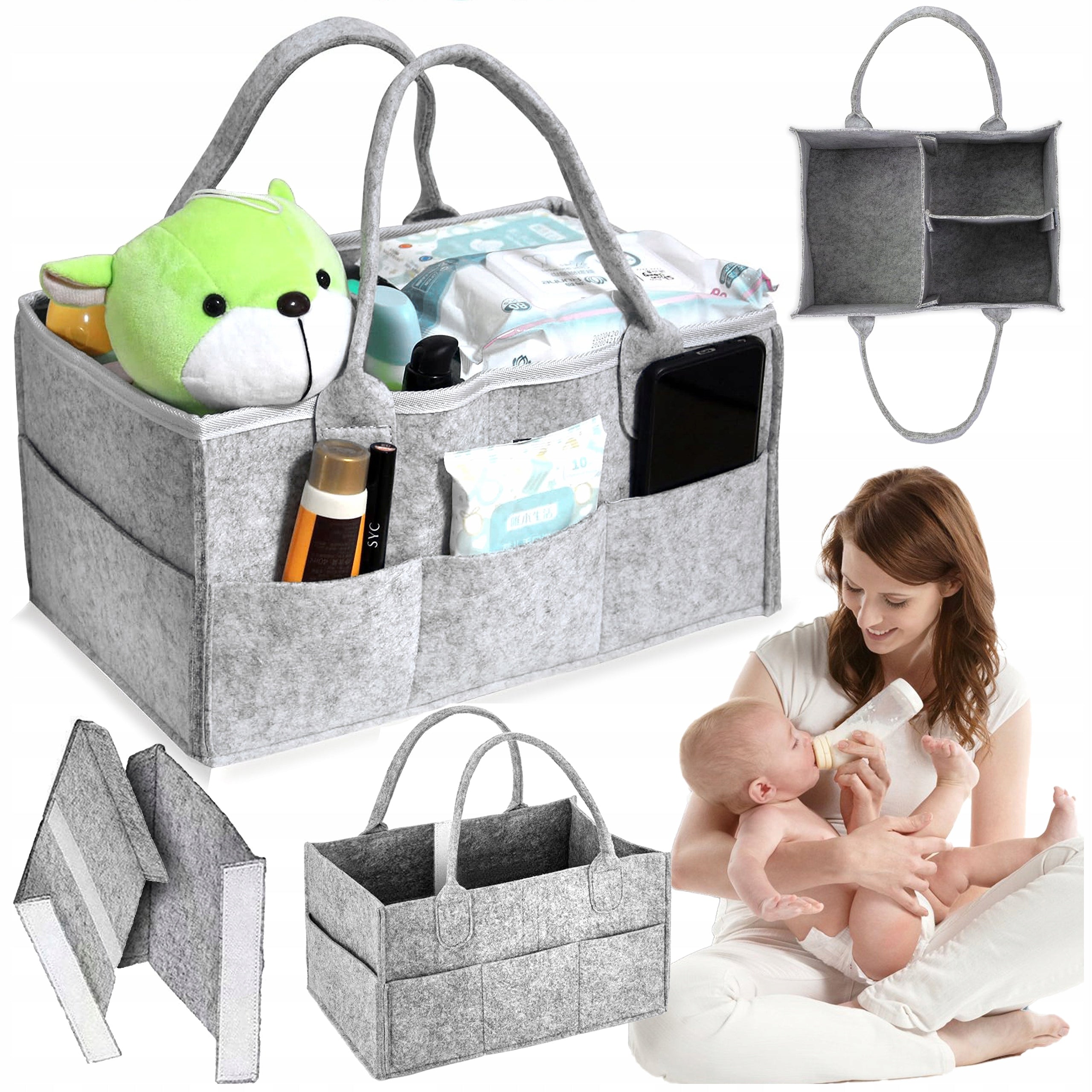 DIAPER ORGANIZER BABY STROLLER BAG FOR BABY MOM TOYS