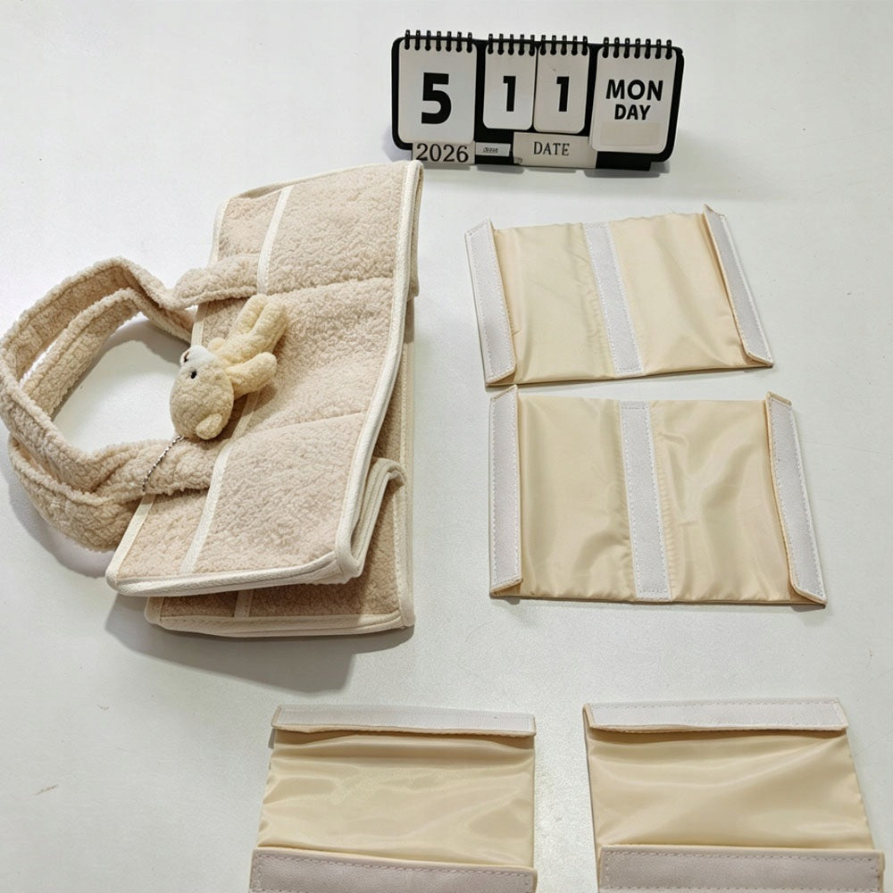 DIAPER ORGANIZER FELT BAG FOR MOM FOR BABY TOYS AND COSMETICS Packaging status original