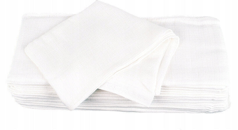 DIAPER TETRA DIAPERS WHITE 80x40 cm TETRA COTTON CLOTH DIAPERS Packaging status original