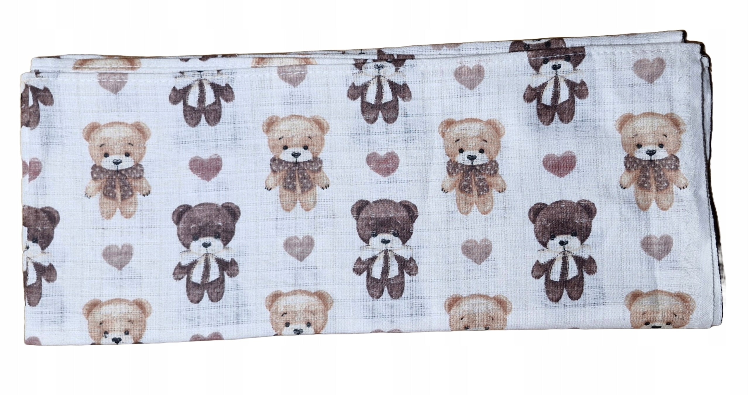 DIAPER tetra COLORFUL 70x80 cotton BEAR brown