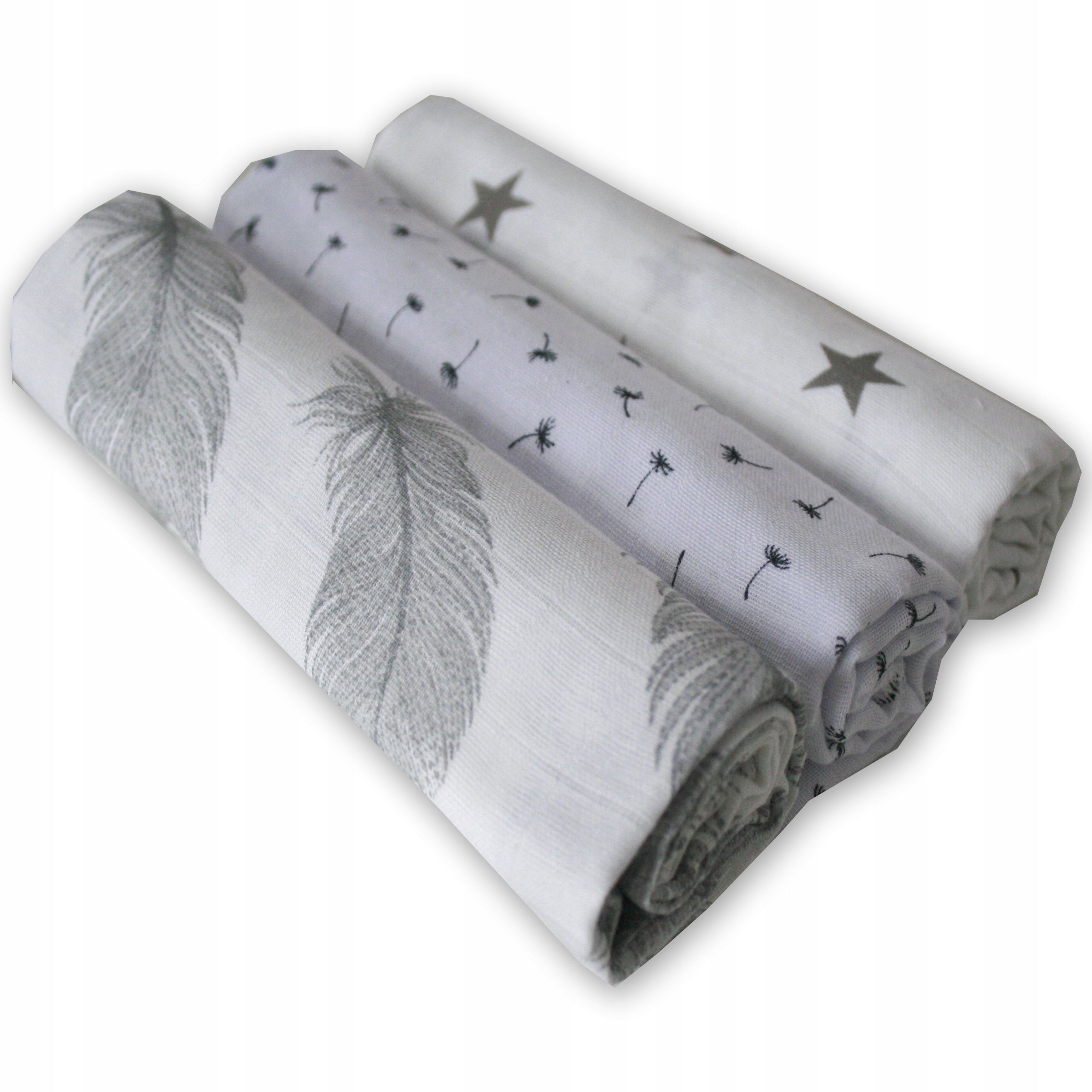 DIAPERS 3 PCS mix patterns 70x80 COTTON 100% quality DADA flannel Manufacturer code 5904302566583