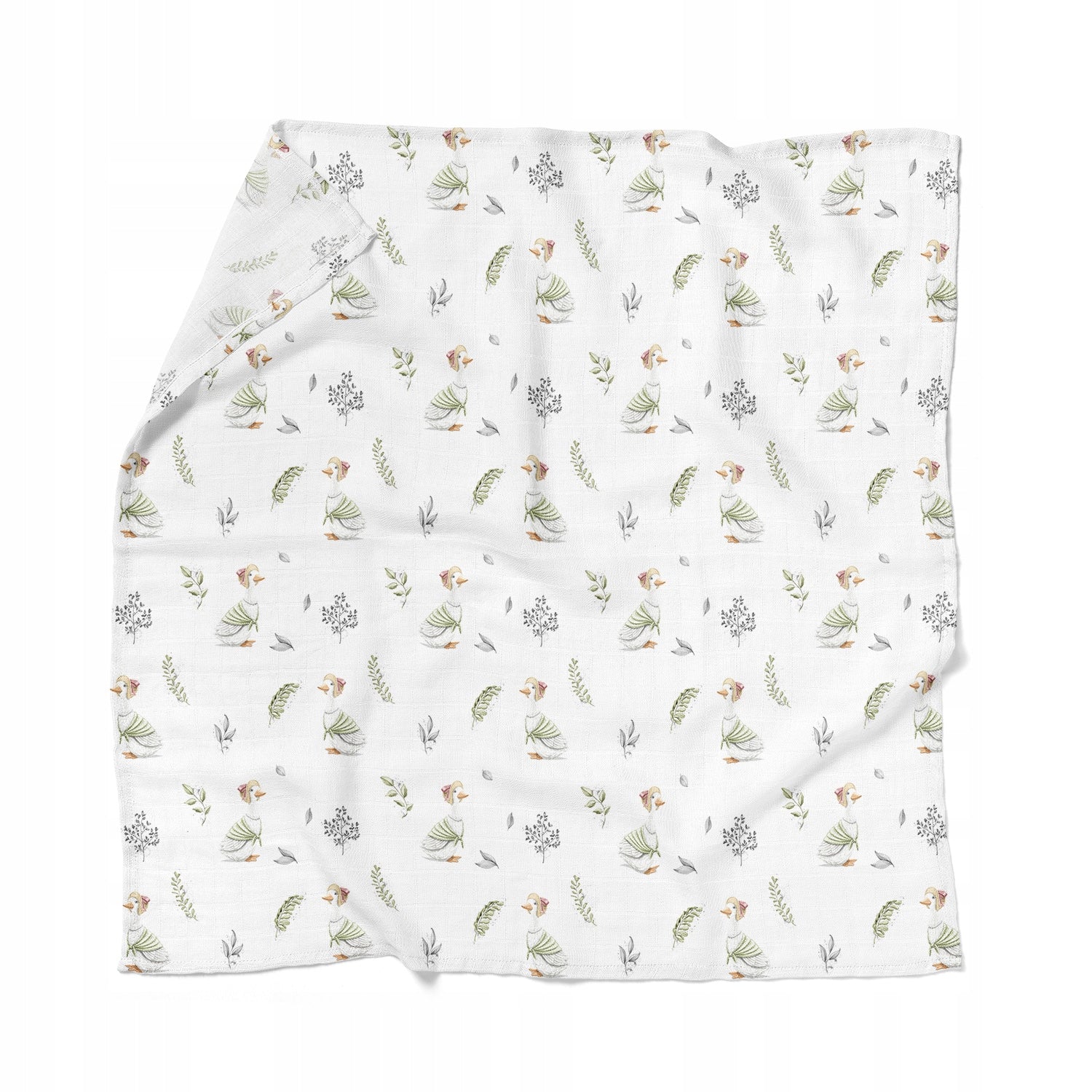 DIAPERS MUSLIN DIAPERS 38 x 38 cm COTTON 5 PIECES SOFT Brand Cztery Słonie