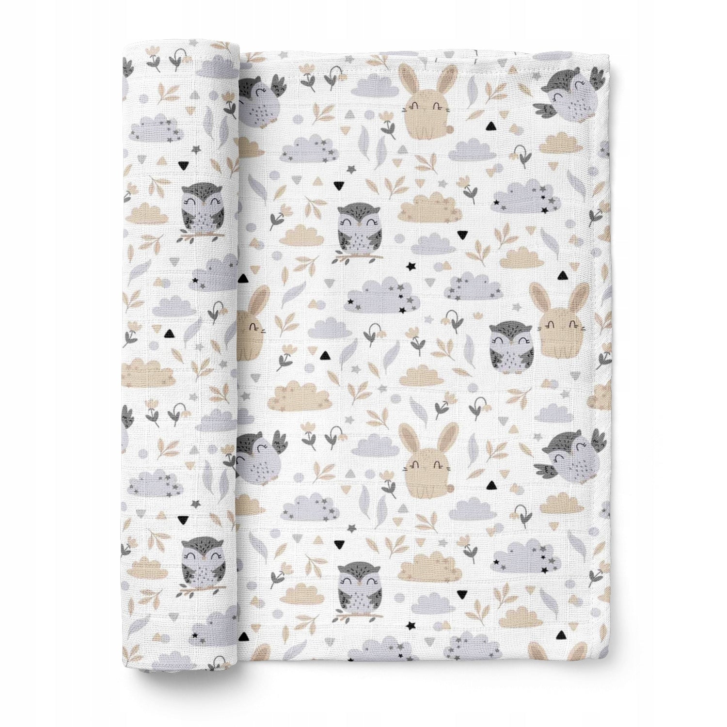 DIAPERS MUSLIN DIAPERS PREMIUM 60x80cm POLISH PRODUCT Brand Cztery Słonie