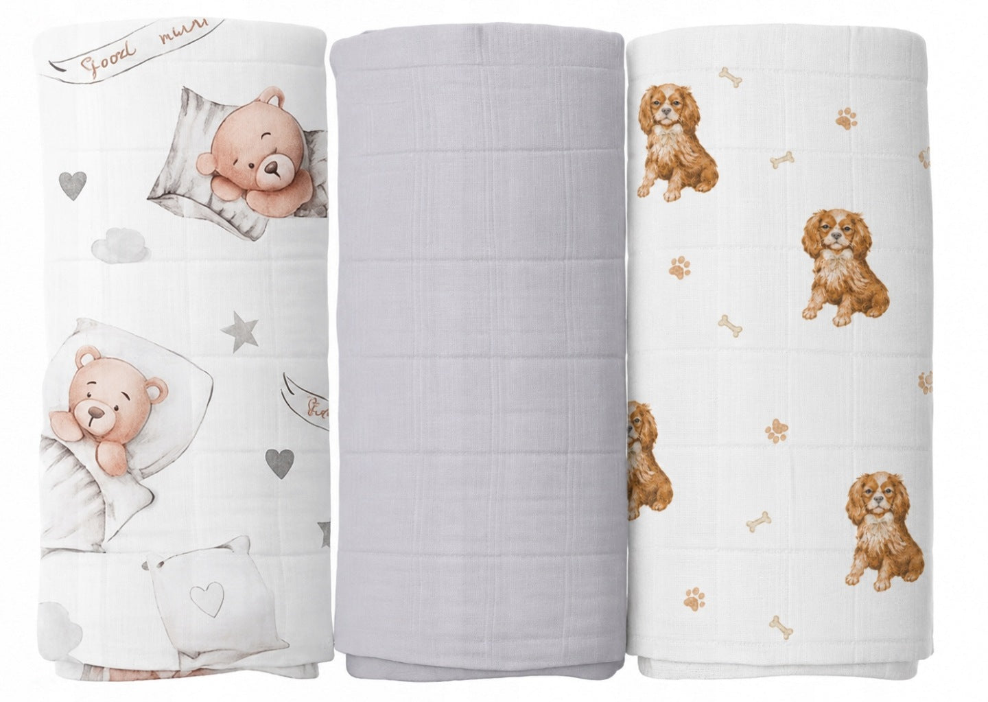 DIAPERS MUSLIN DIAPERS PREMIUM 60x80cm POLISH PRODUCT