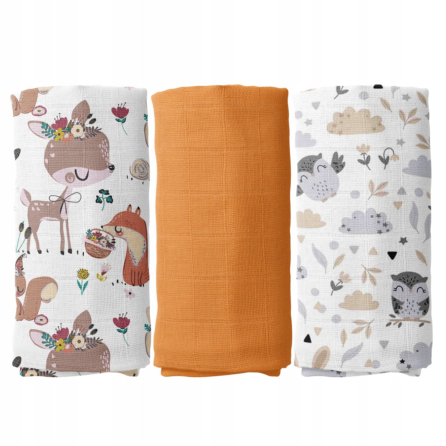 DIAPERS MUSLIN DIAPERS PREMIUM 60x80cm POLISH PRODUCT