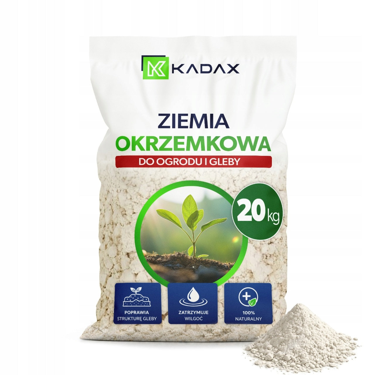 DIATOMACEOUS EARTH 20 KG DIATOMITE FERTILIZER FOR PLANT GARDEN IMPROVEMENT