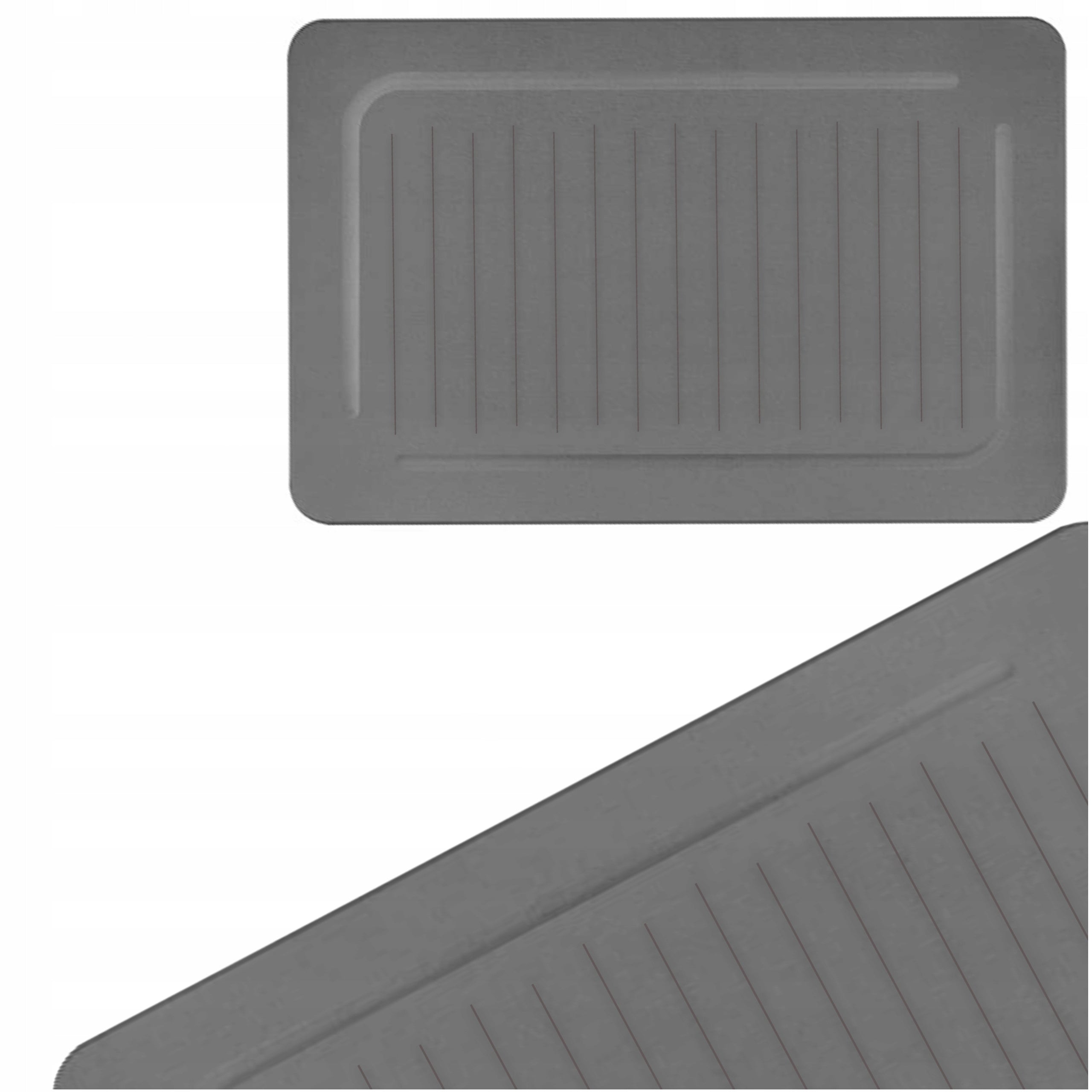 DIATOMITE BATHROOM MAT QUICK-DRYING ABSORBENT RUG 60x40cm ANTHRACITE