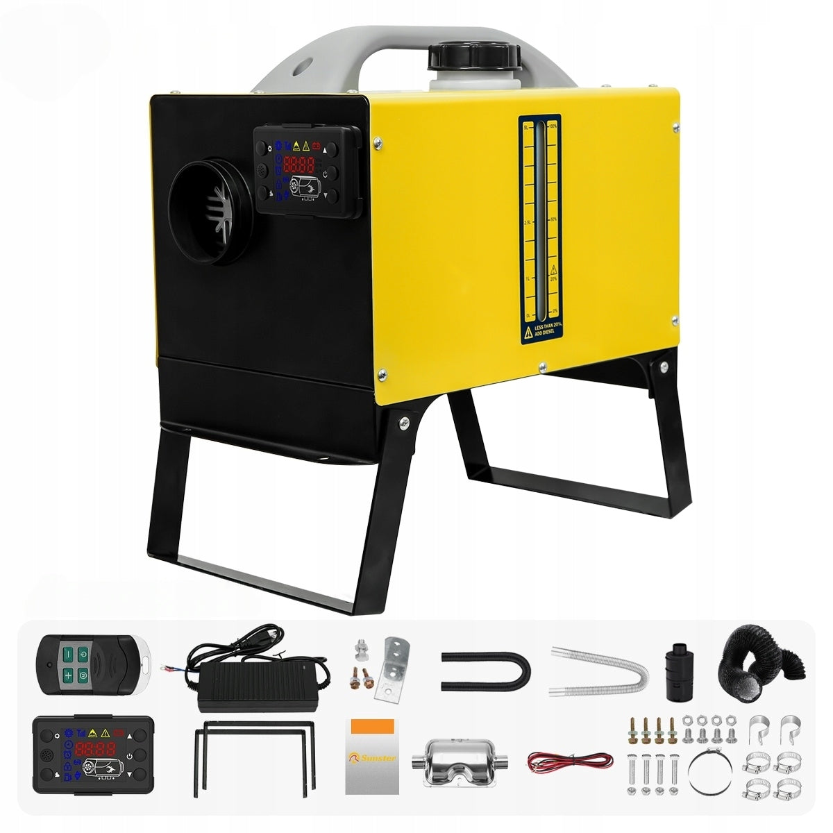 DIESEL HEATER OIL BLOWER WEBASTO 8KW 12/24V 230V LCD