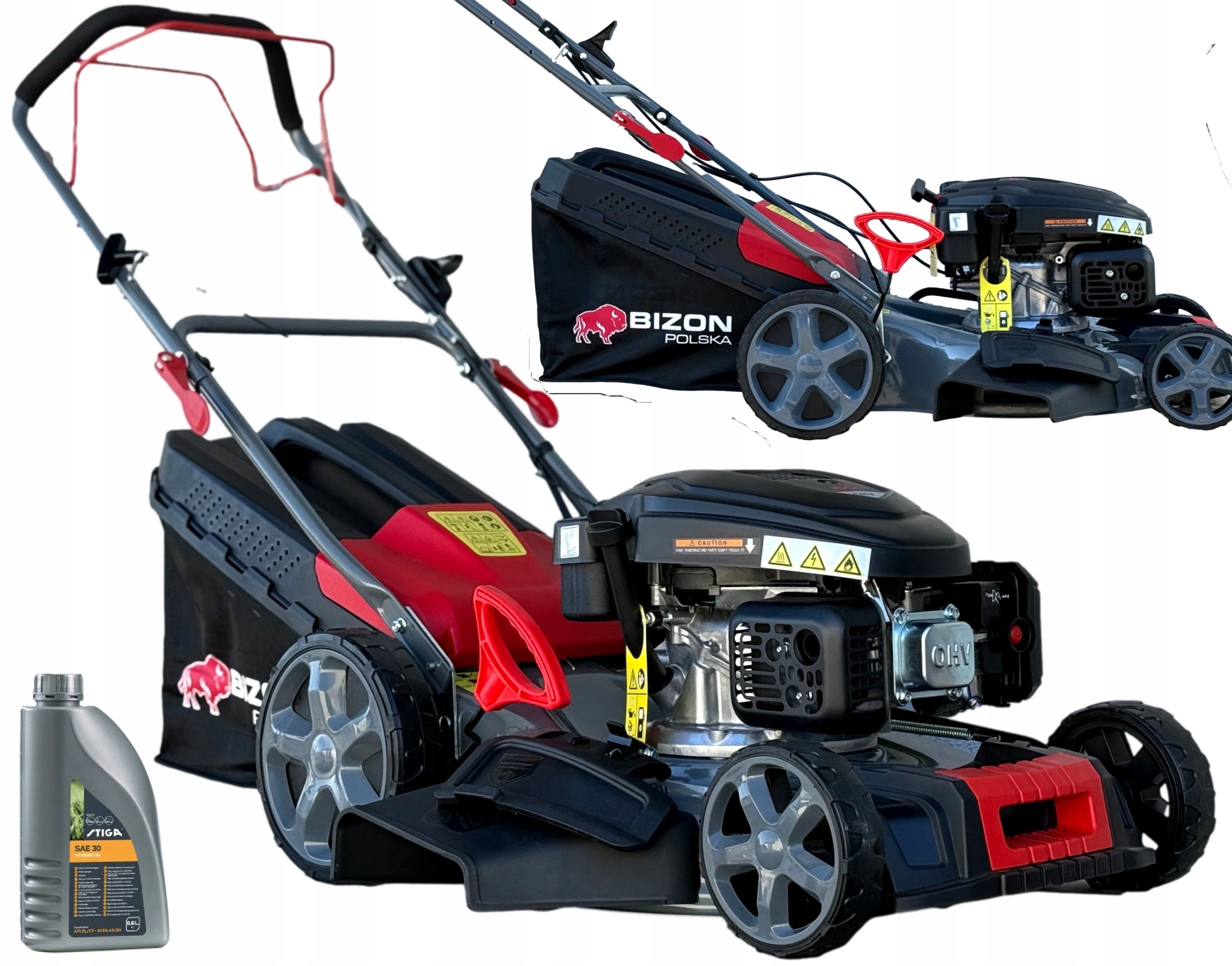 DIESEL MOWER LONCIN 196CC Scythe for grass BIZON POLSKA + Stiga oil 51cm