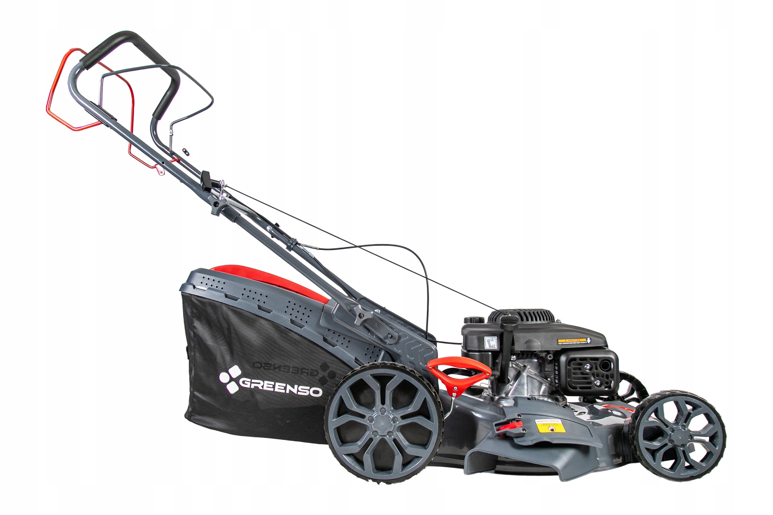 DIESEL MOWER WITH DRIVE FOR GRASS 51cm ENGINE LONCIN 196cc POWERFUL + OIL Basket capacity 70 l