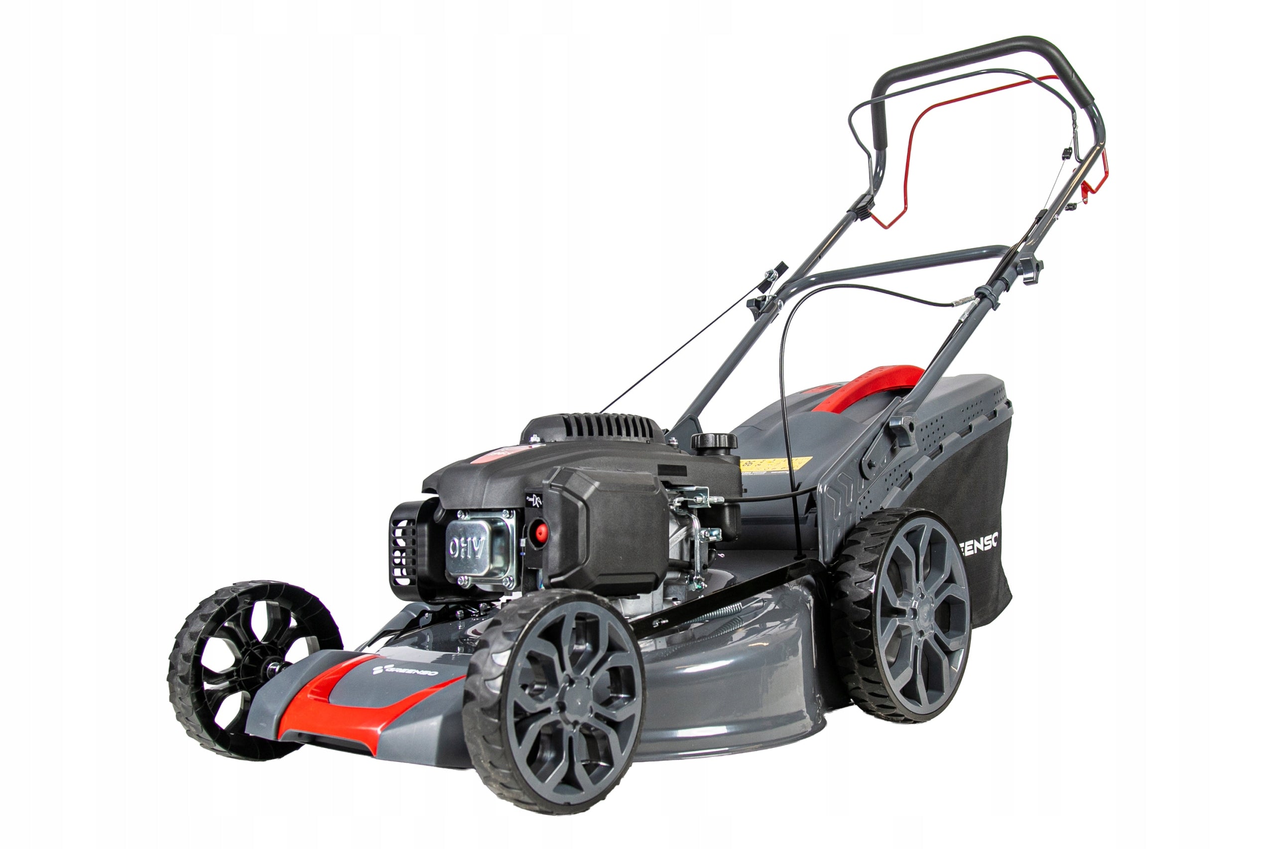 DIESEL MOWER WITH DRIVE FOR GRASS 51cm ENGINE LONCIN 196cc POWERFUL + OIL Mowing width 51 cm