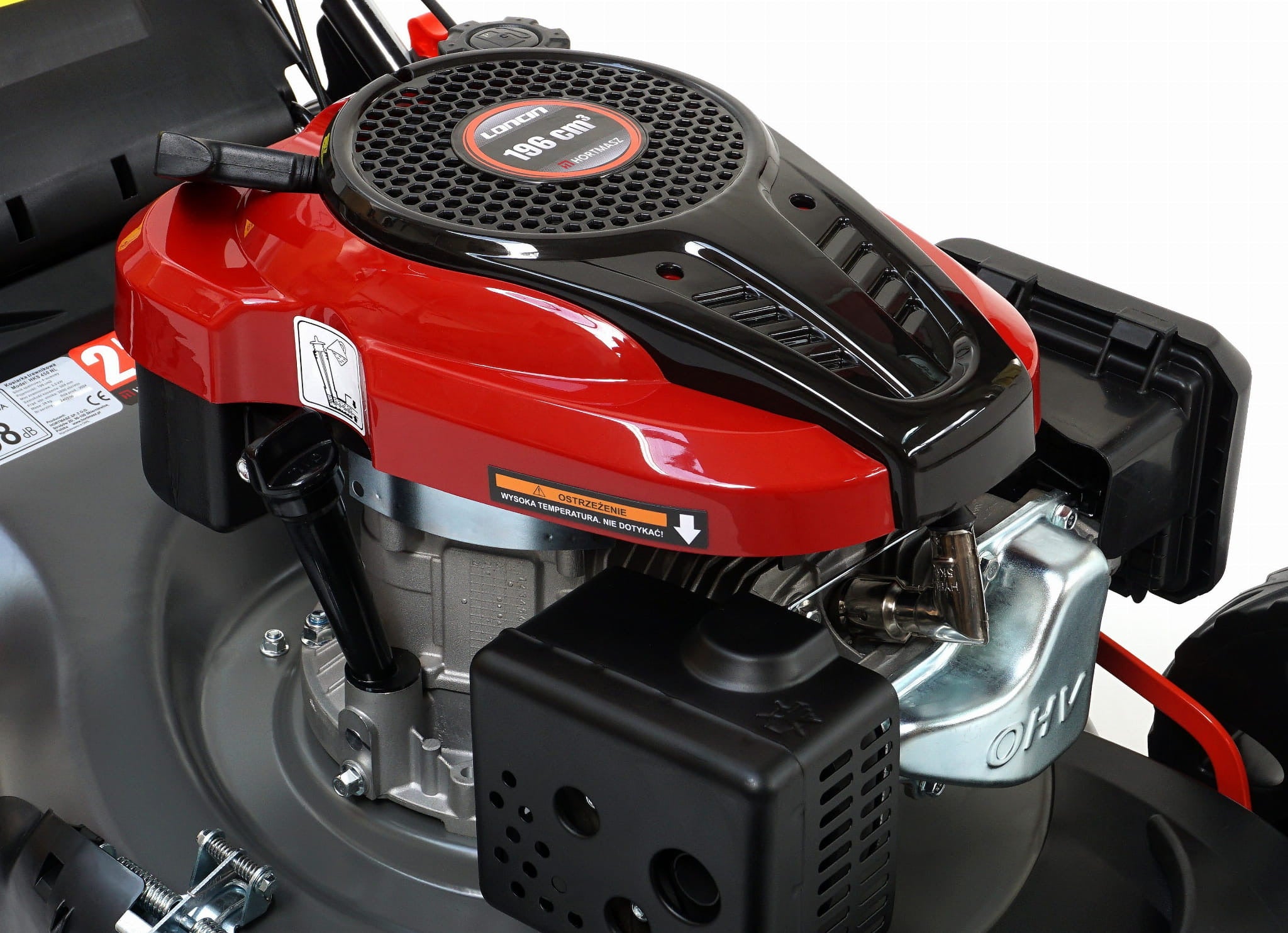 DIESEL MOWER WITH DRIVE HKS 450 NL HORTMASZ LONCIN 196CC 51CM STRONG Basket capacity 70 l