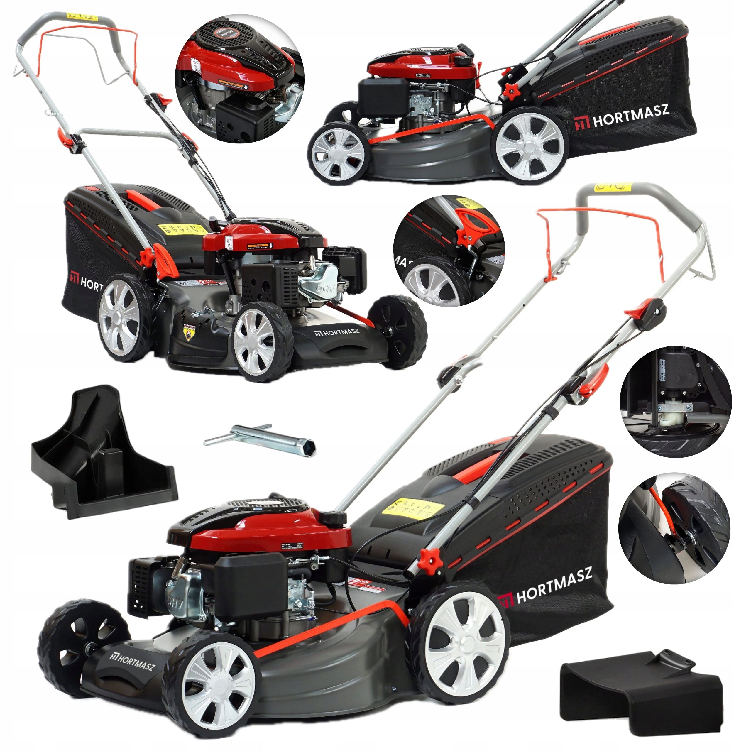 DIESEL MOWER WITH DRIVE HKS 450 NL HORTMASZ LONCIN 196CC 51CM STRONG