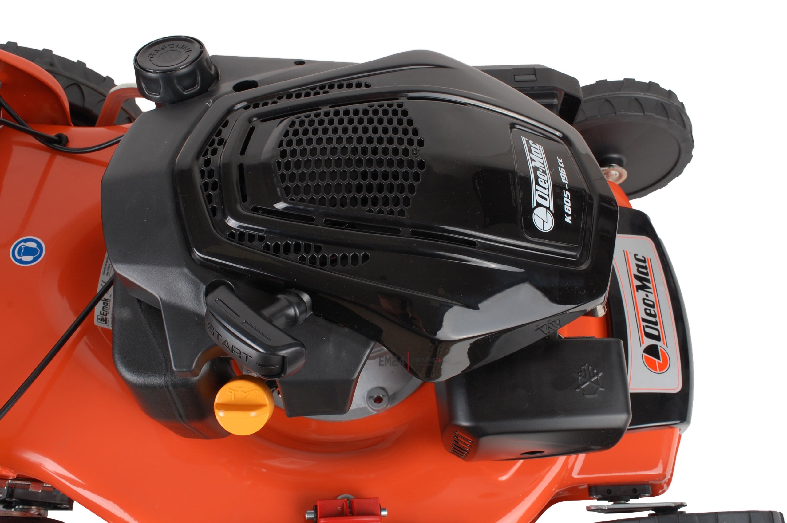 DIESEL MOWER WITH DRIVE OLEO-MAC GV 53 TK 196CM3 6,5KM 51CM ITALIAN Mowing width 51 cm
