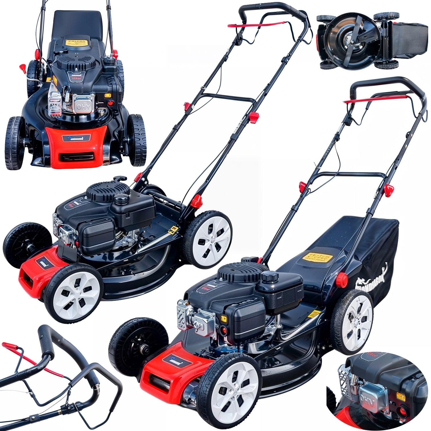 DIESEL MOWER WITH DRIVE STRONG DURABLE METAL CONSTRUCTION 51cm 9KM