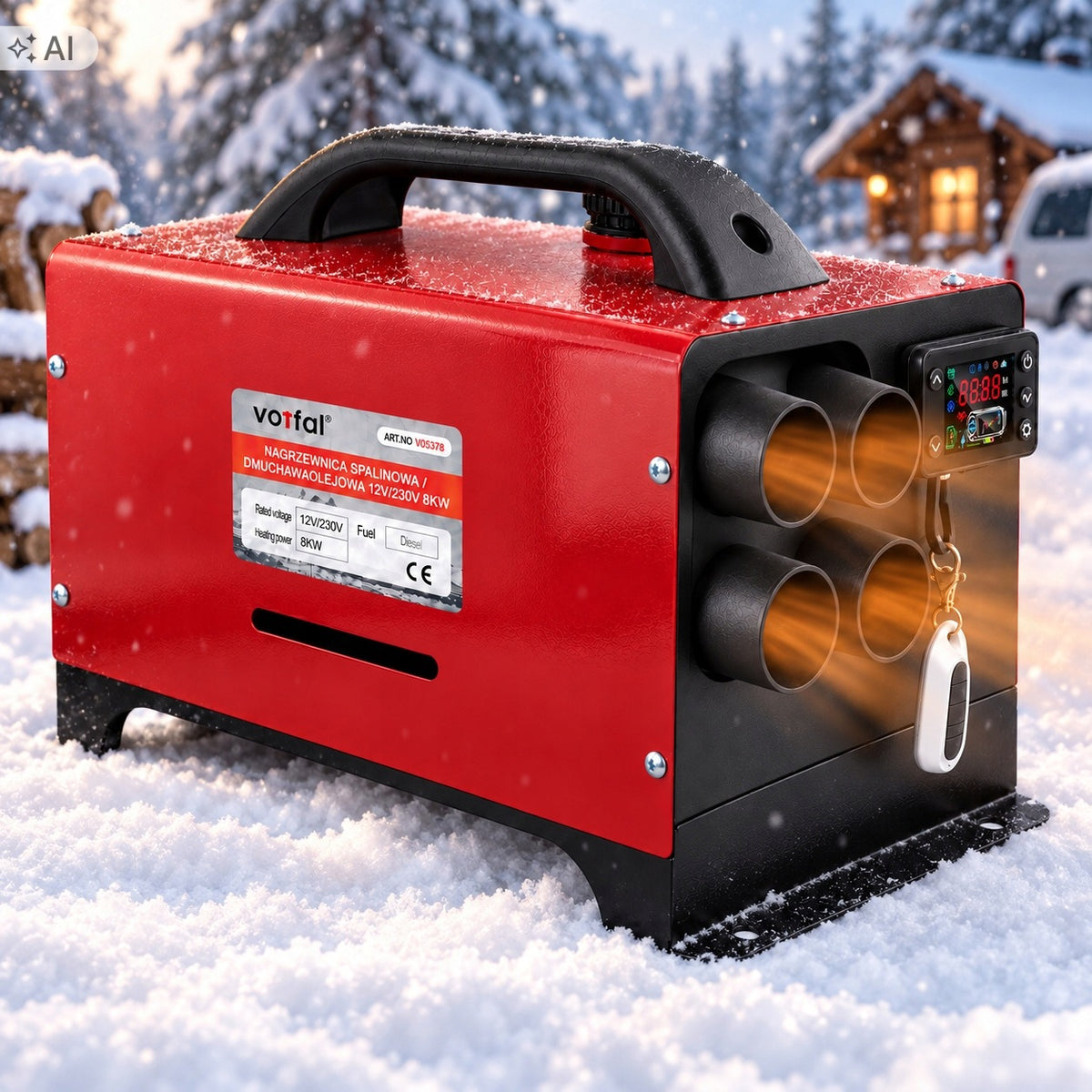 DIESEL OIL HEATER PARKING HEATING WEBASTO 8KW LCD 12V 230V Packaging status original