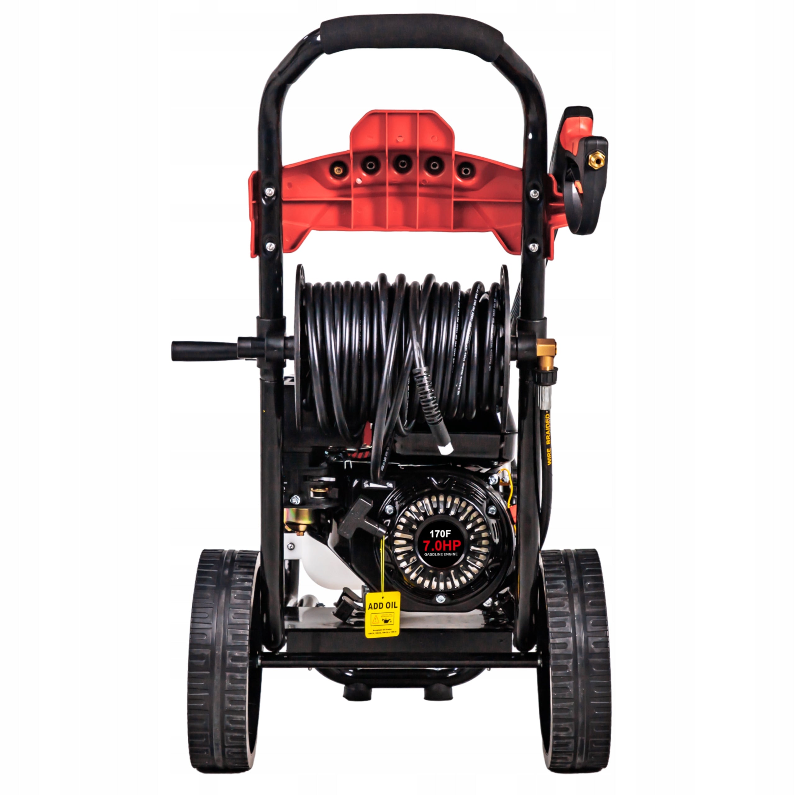 DIESEL PRESSURE WASHER 200 BAR BRASS PUMP 210CC 7KM + NOZZLES Manufacturer code FB-BS-180M