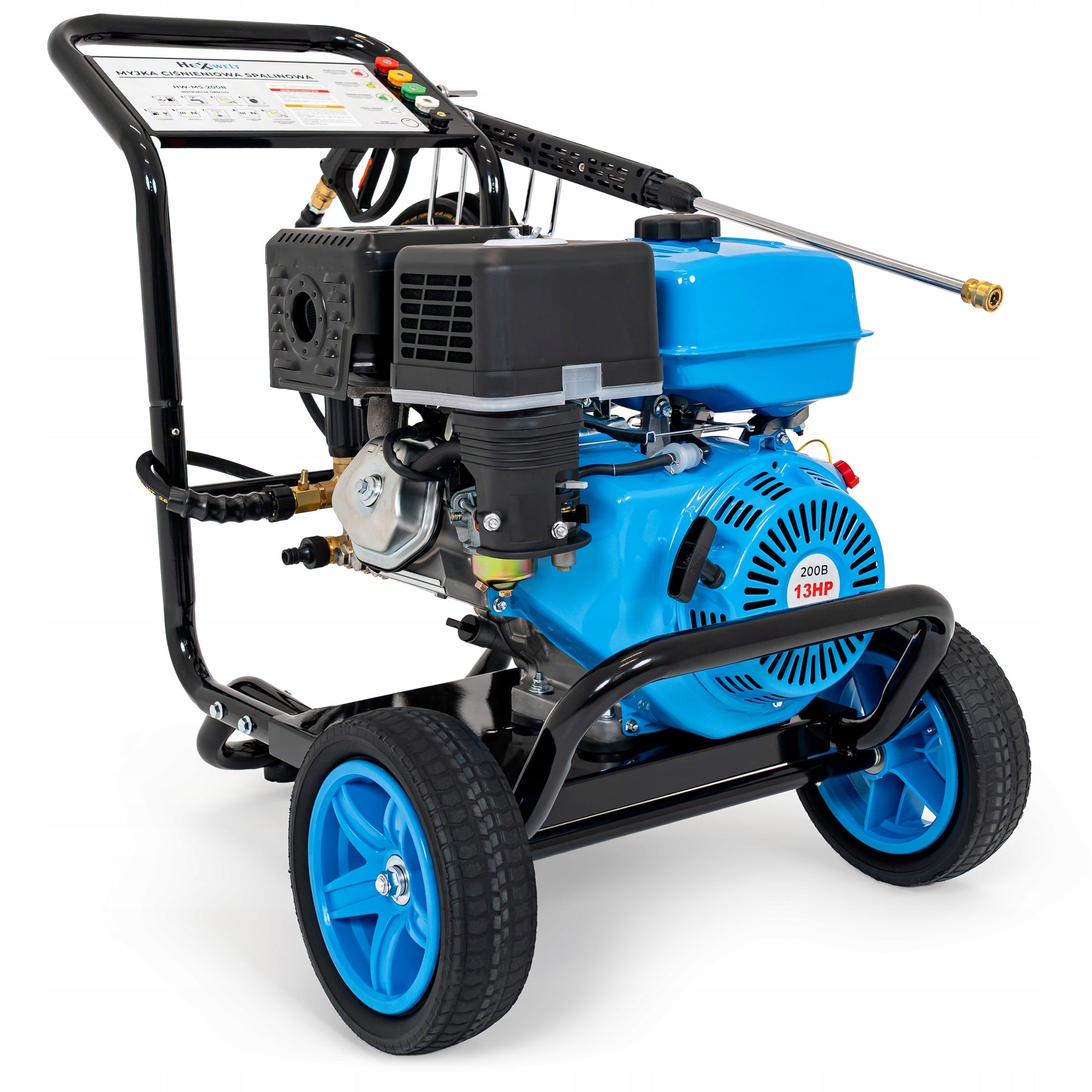 DIESEL PRESSURE WASHER 200 BAR STRONG 13 KM COPPER PISTON PUMP Packaging status original