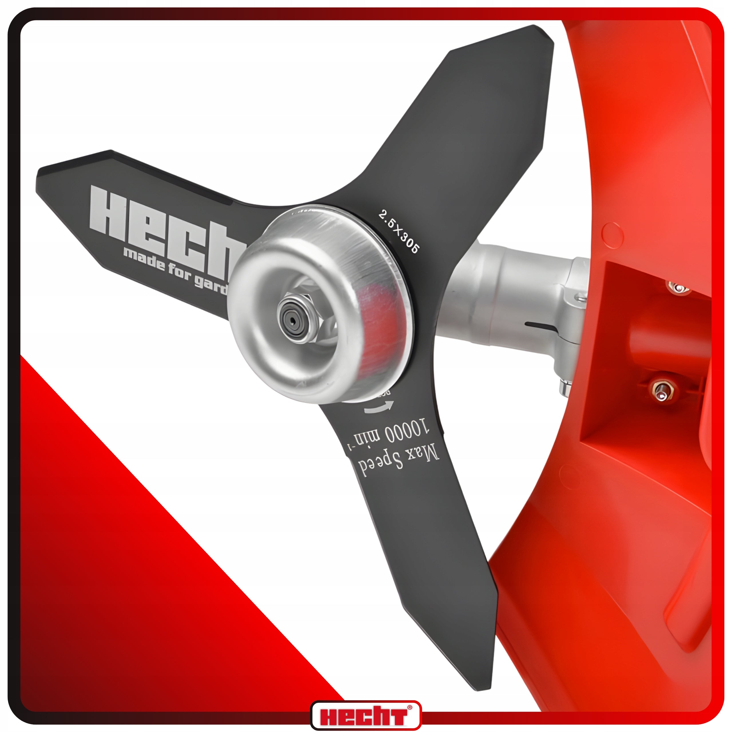 DIESEL SCYTHE HECHT163 PROFI TWO-STROKE ENGINE WITH A POWER OF 3,1 KM HEAD DISC Tool weight 10.8 kg