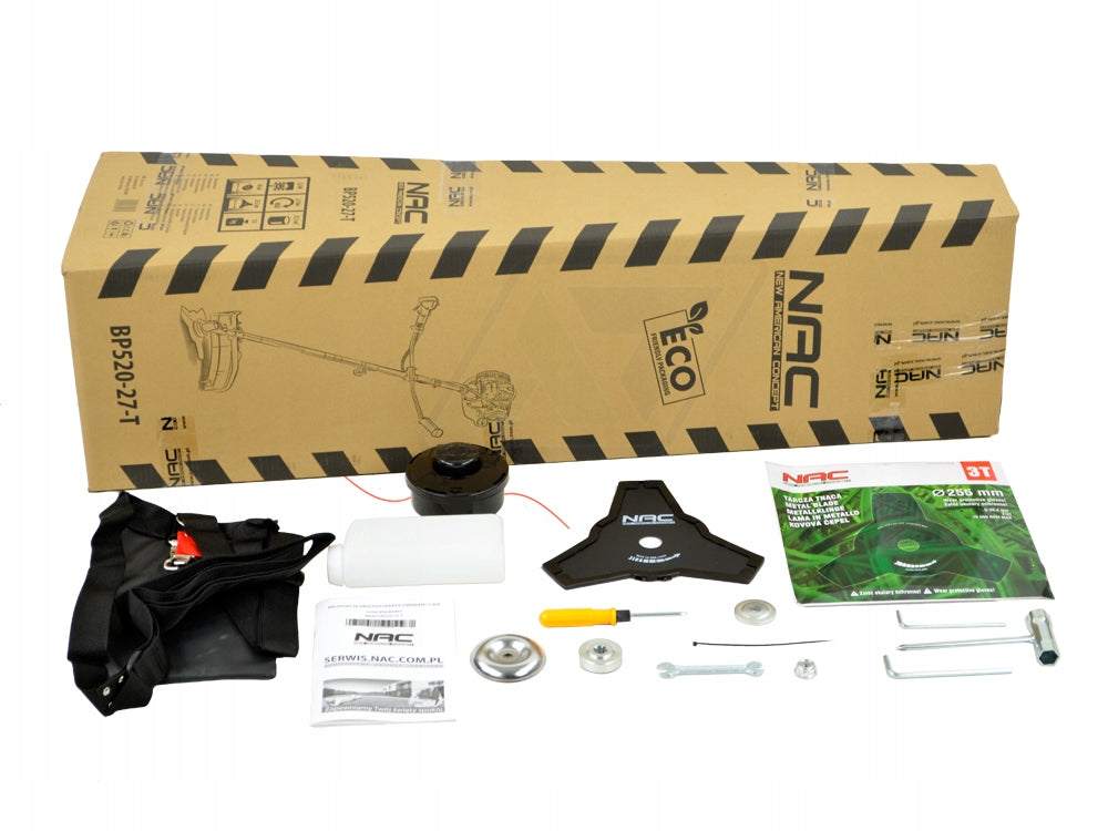 DIESEL SCYTHE NAC POWER 3 KM DISC + SPLIT LINE DRIVE SHAFT STRONG Power supply combustion