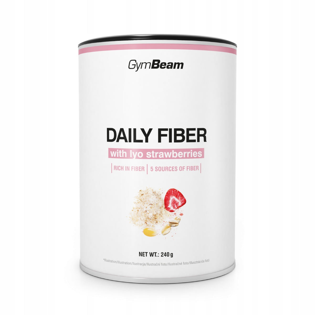DIETARY FIBER BLEND WITHOUT SUGAR HEALTHY DIGESTION DIET 240g GymBeam