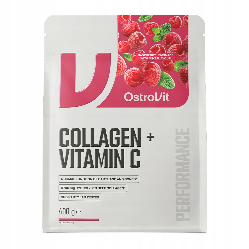 DIETARY SUPPLEMENT FOR JOINTS FOR BONES OSTROVIT 8700mg Collagen + Vitamin C 400g Packaging status original