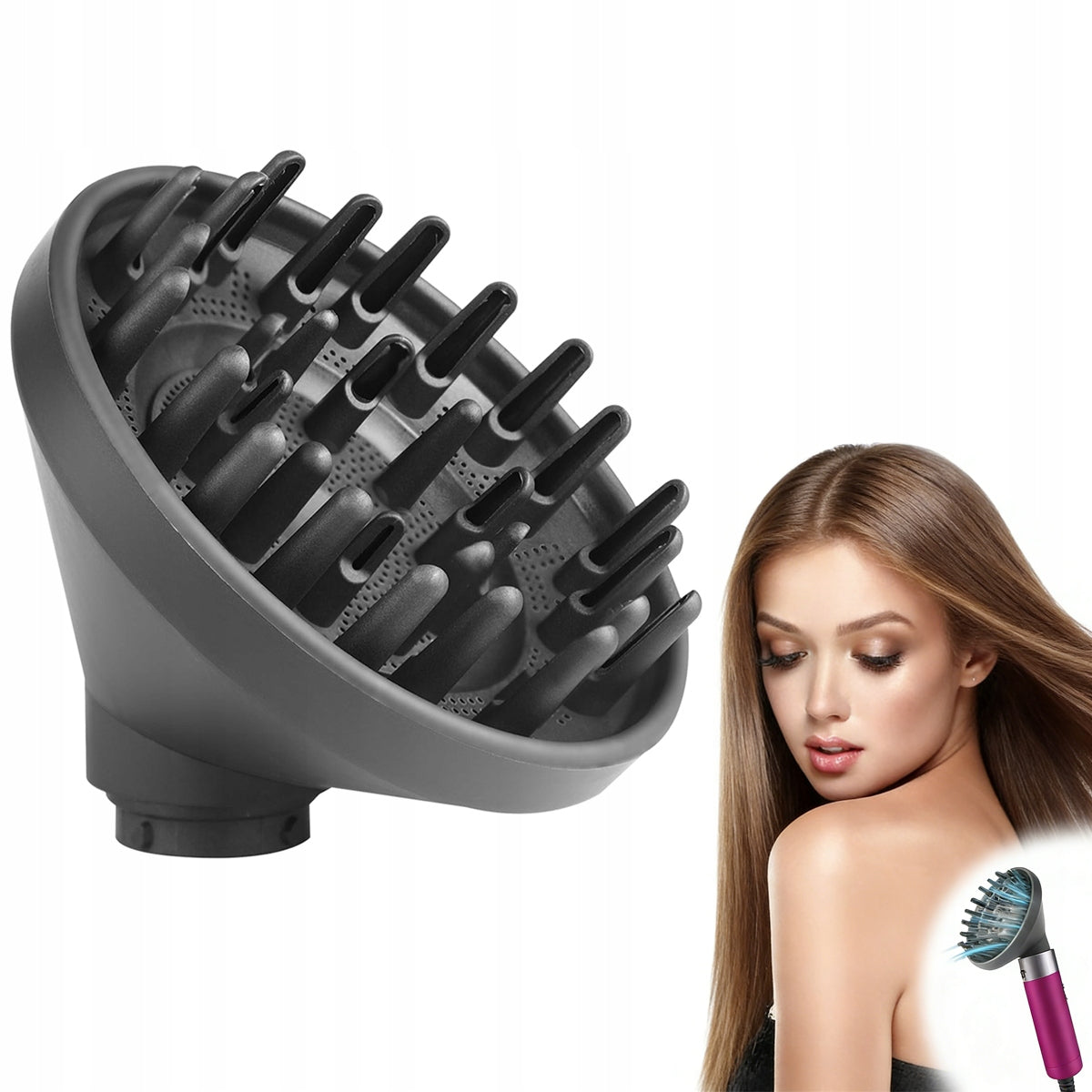 DIFFUSER FOR DYSON HS01 HS03 HS05 FOR CURLY AND WAVY HAIR