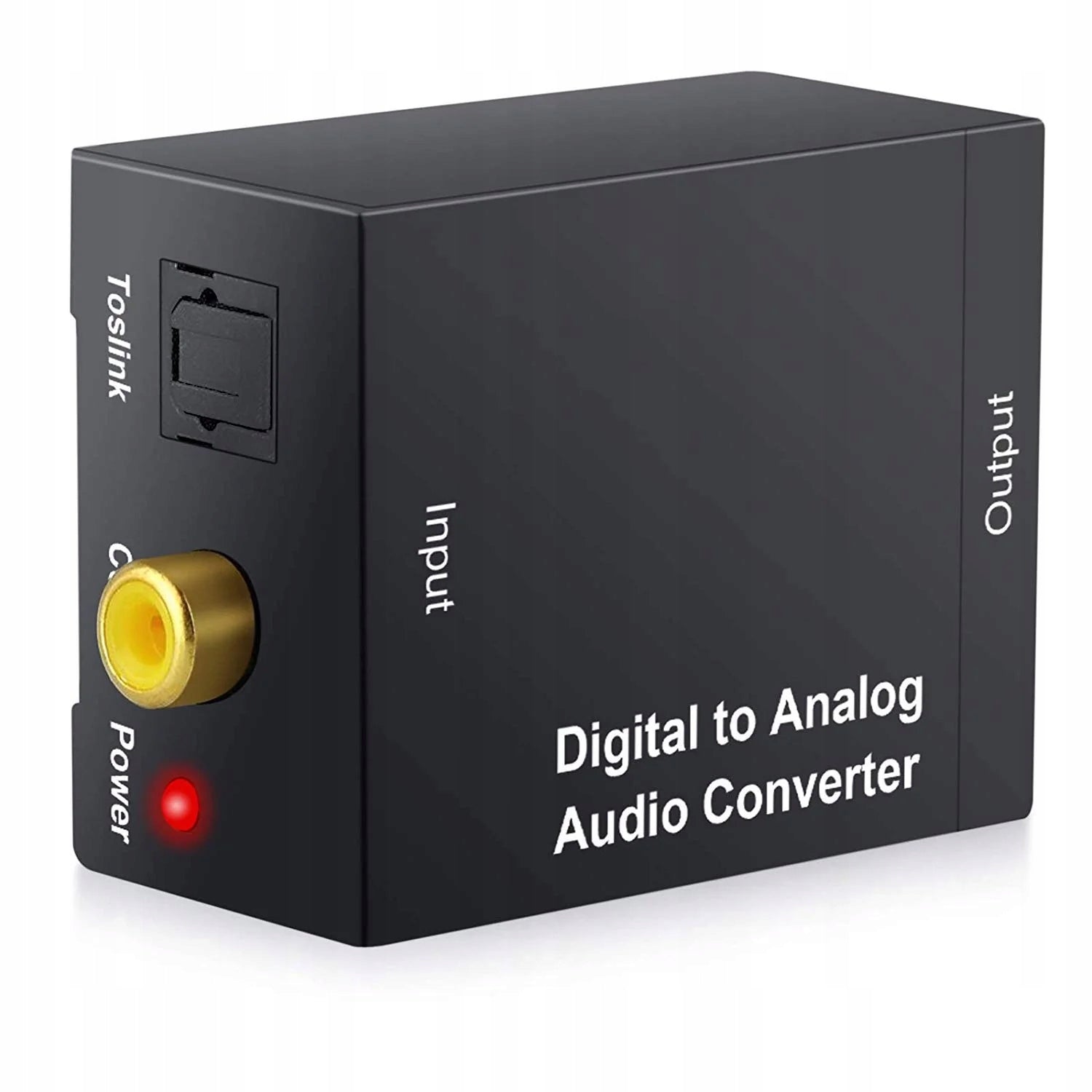 DIGITAL AUDIO CAD TO ANALOG TOSLINK COAXIAL RCA CINCH OPTICAL CONVERTER Manufacturer code LXLL135