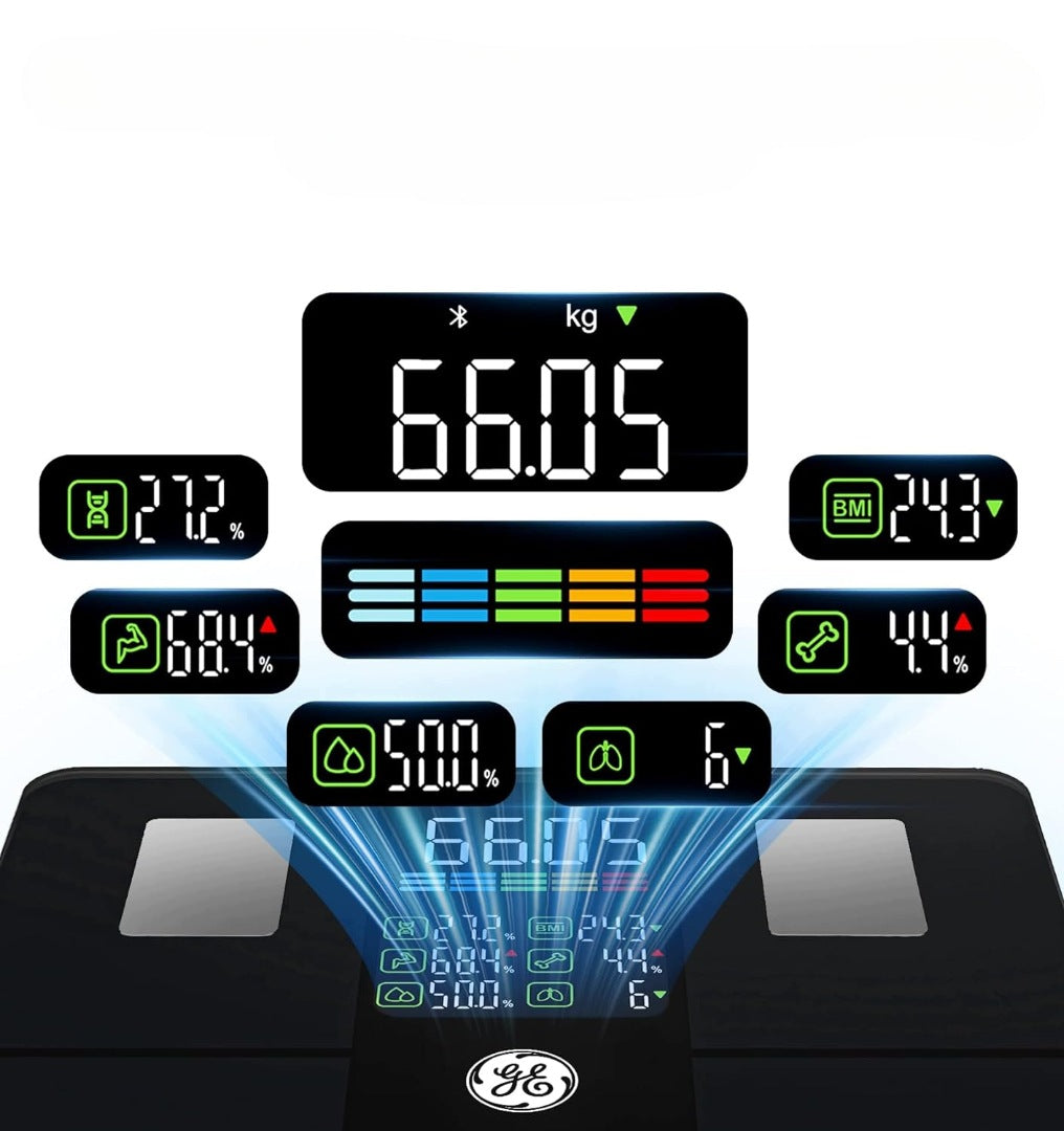 DIGITAL BATHROOM SCALE ELECTRONIC GE CS20F SMART MEASUREMENT BMI + APPLICATION Brand no brand