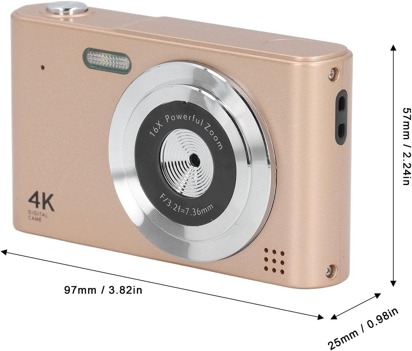 DIGITAL CAMERA 4K 48MP 16X ZOOM IMAGE STABILIZATION SCREEN 2,4" Brand no brand
