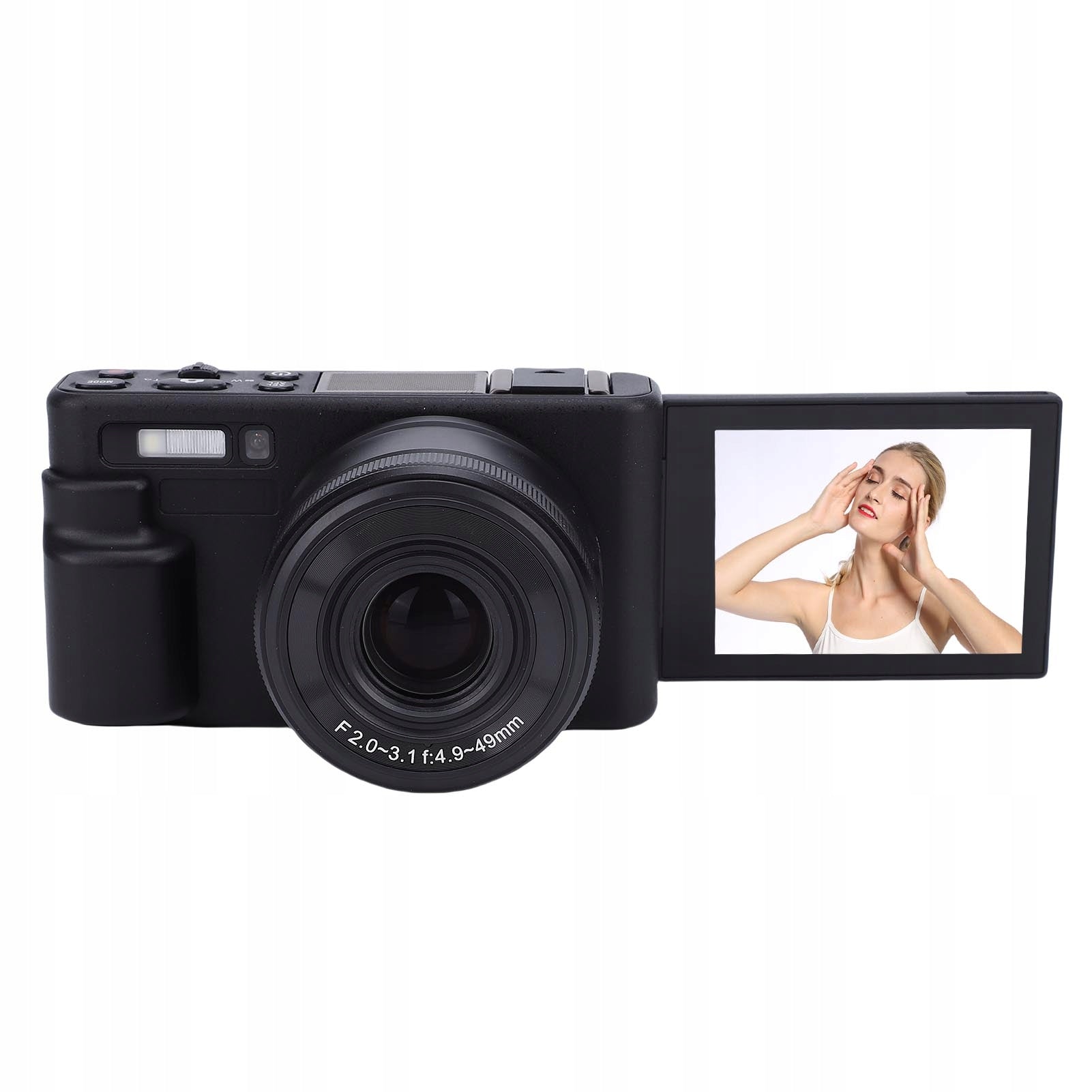 DIGITAL CAMERA 5K HD ZOOM OPTICAL AUTOFOCUS 2,8 INCH INVERTED SCREEN 9C Model 7359LYWF
