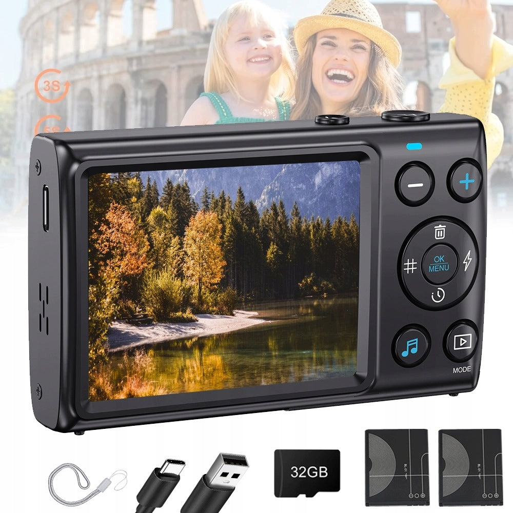 DIGITAL CAMERA COMPACT PORTABLE HD 4K 64MP 18X Brand no brand