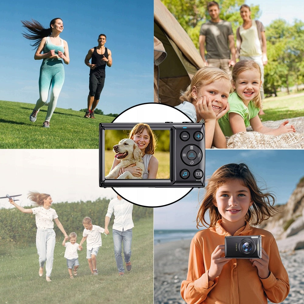 DIGITAL CAMERA COMPACT PORTABLE HD 4K 64MP 18X Resolution 64 Mpx
