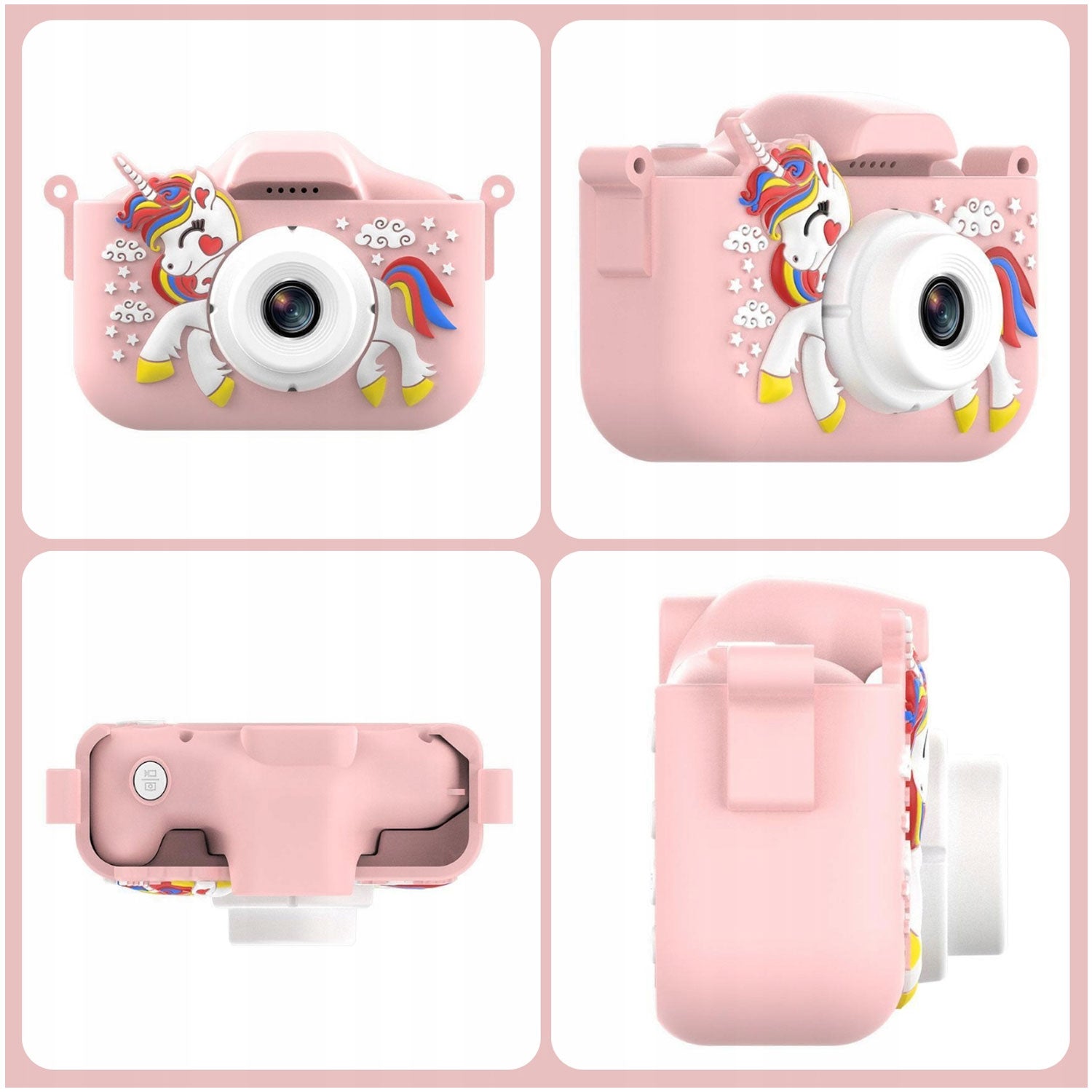 DIGITAL CAMERA FOR CHILDREN 40MPX PHOTO PINK + CARD SD 32GB XL Manufacturer code Aparat cyfrowy dla dzieci