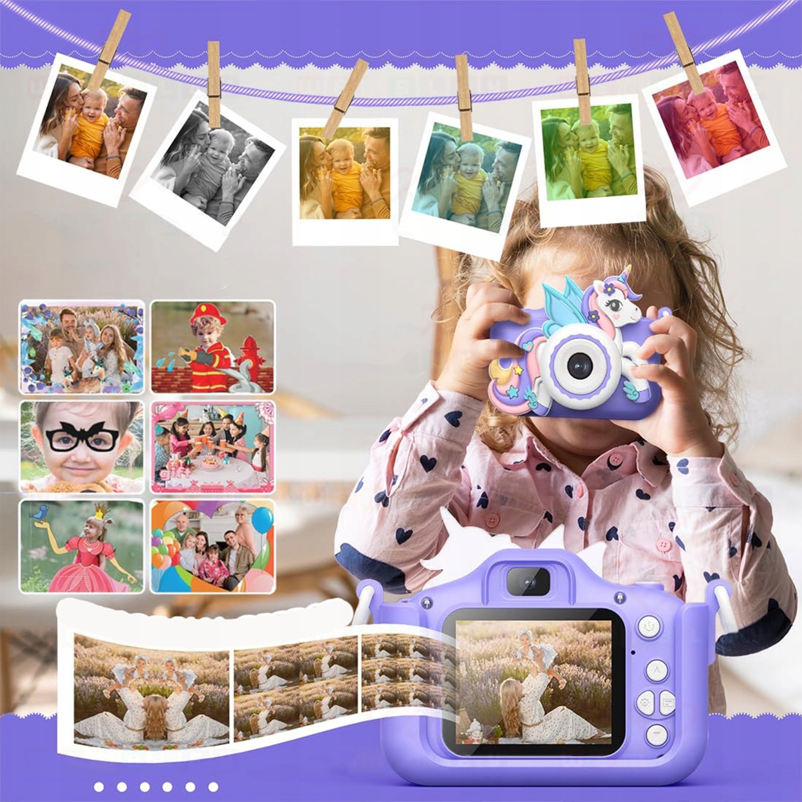 DIGITAL CAMERA FOR CHILDREN 48Mpx CAMERA TOY GAMES+CARD 32GB Packaging status original
