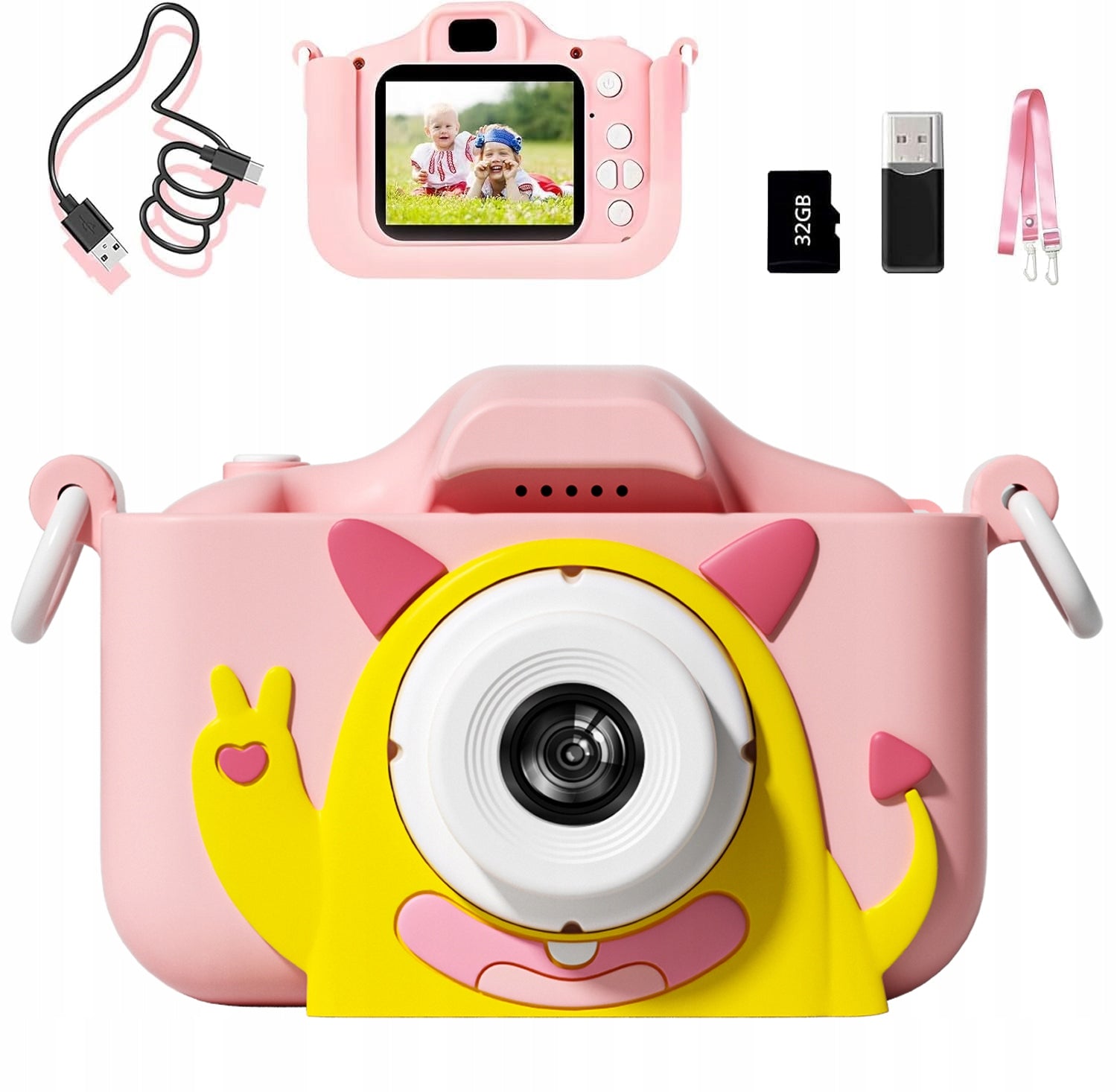 DIGITAL CAMERA FOR CHILDREN 48Mpx CAMERA TOY GAMES+CARD 32GB