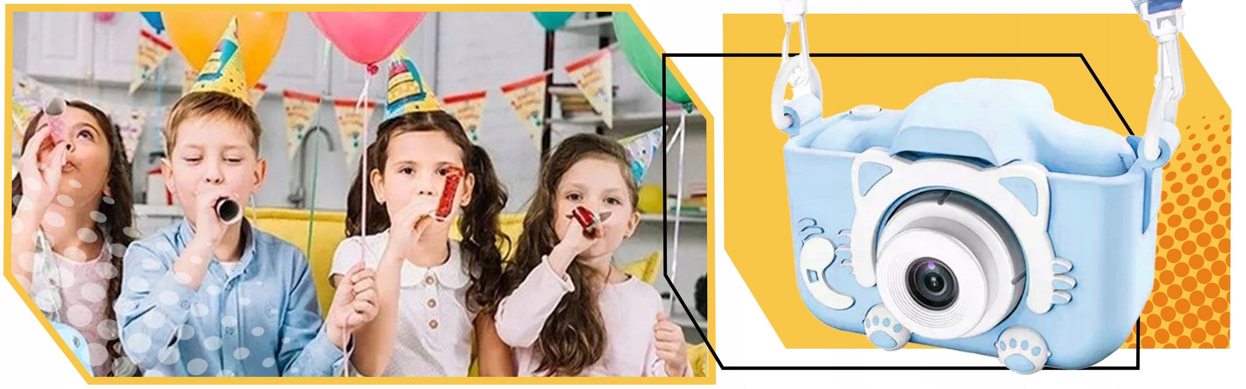 DIGITAL CAMERA FOR CHILDREN BLUE KITTEN + 32GB CARD EAN (GTIN) 5906700045394