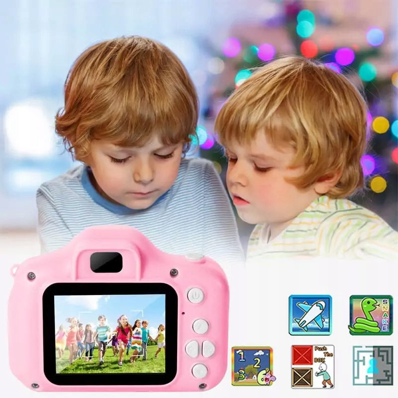DIGITAL CAMERA FOR CHILDREN FULL CAMERA GAME PINK SET Packaging status original