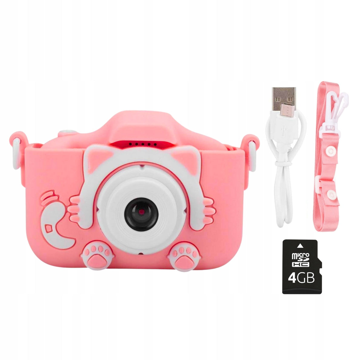 DIGITAL CAMERA FOR CHILDREN KITTEN FULL HD 3MPX GAME CAMERA + 4GB CARD SET Brand Memfis
