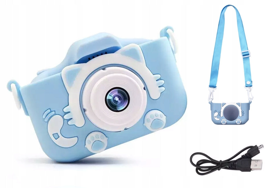 DIGITAL CAMERA FOR CHILDREN Photo CAT 12MPX + 4 GAMES EAN (GTIN) 5906700042874