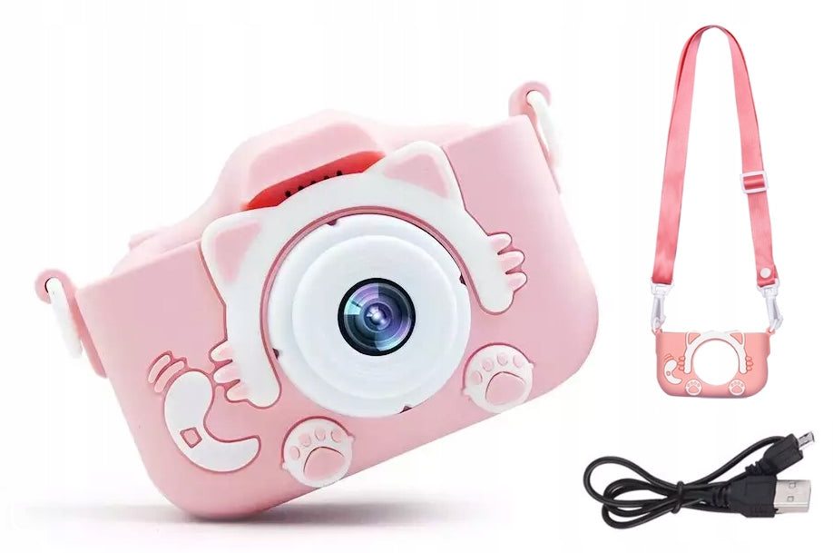 DIGITAL CAMERA FOR CHILDREN Photo CAT 12MPX + 4 GAMES Manufacturer code RON CAM CAT
