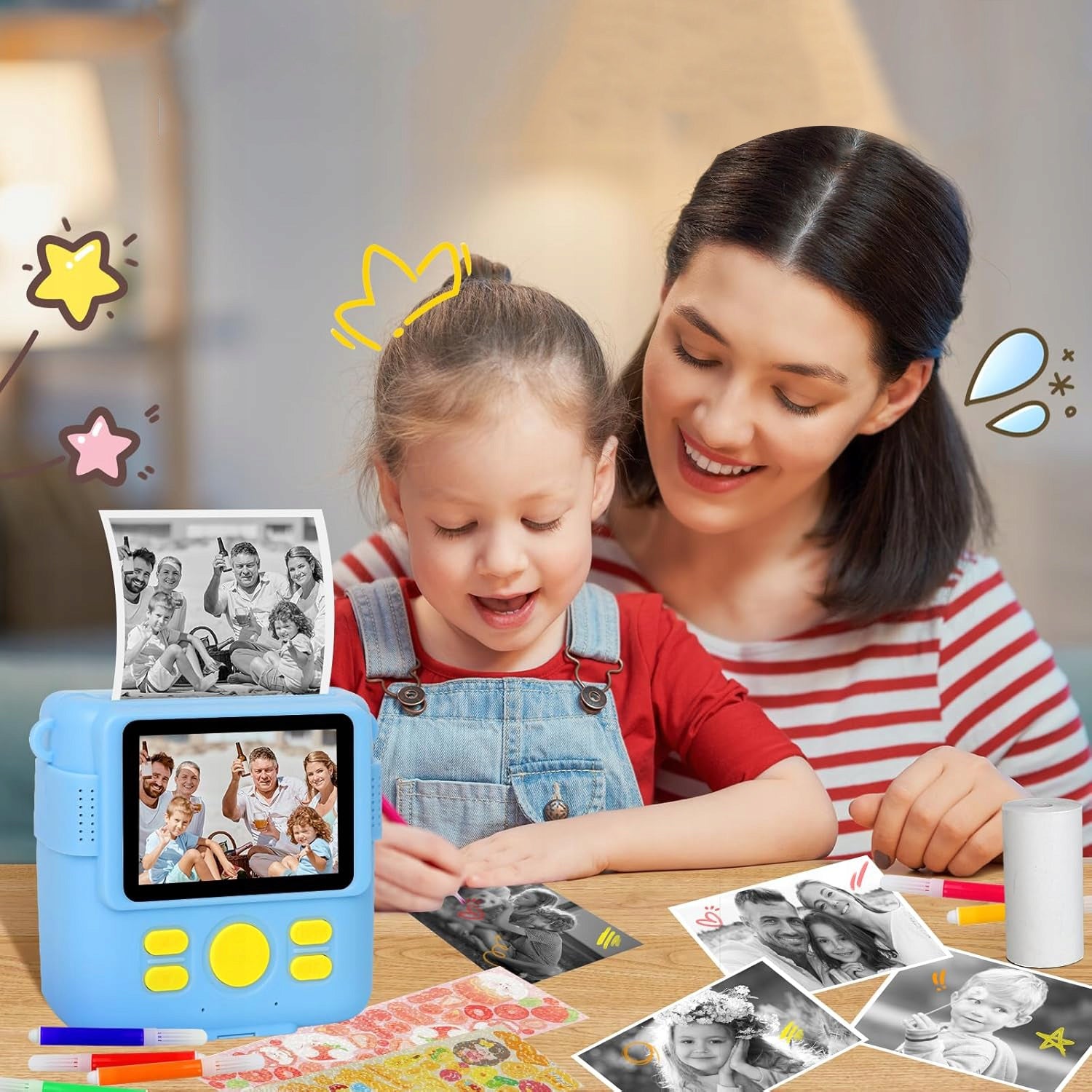 DIGITAL CAMERA INSTANT PHOTO FOR CHILDREN THERMAL PRINTER Packaging status original
