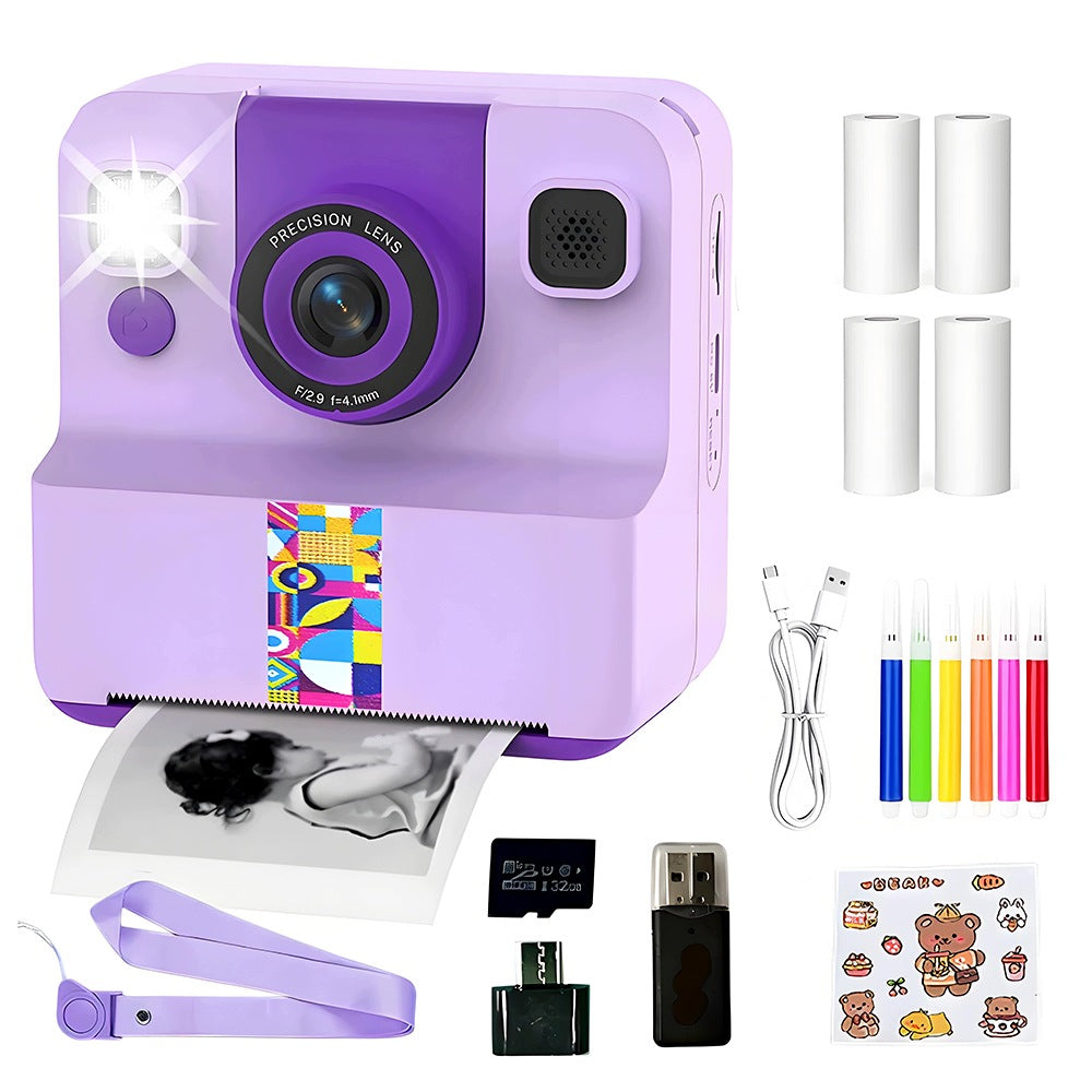 DIGITAL CAMERA INSTANT PRINT MINI PRINTER CAMERA FOR KIDS Model 6909578987338