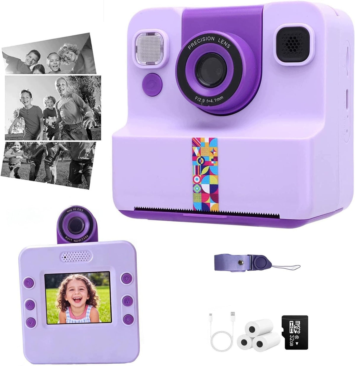 DIGITAL CAMERA INSTANT PRINT MINI PRINTER CAMERA FOR KIDS
