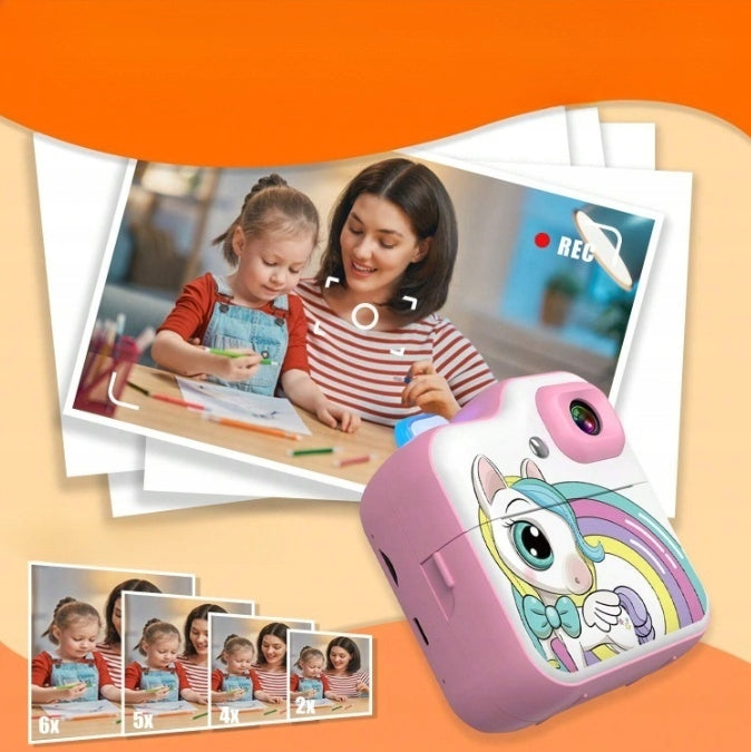 DIGITAL CAMERA INSTANT PRINT MINI PRINTER CAMERA GAMES KIDS Batteries included yes