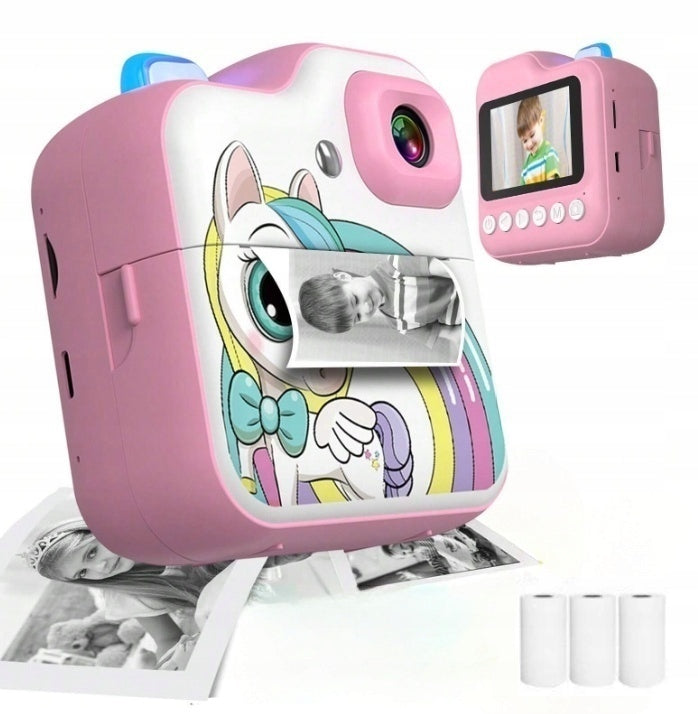 DIGITAL CAMERA INSTANT PRINT MINI PRINTER CAMERA GAMES KIDS