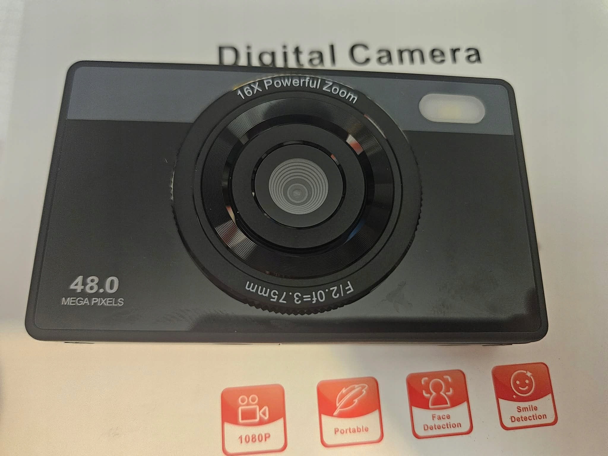 DIGITAL CAMERA PEEIPM 64GB COMPACT 48MP VIDEO CAMERA black color