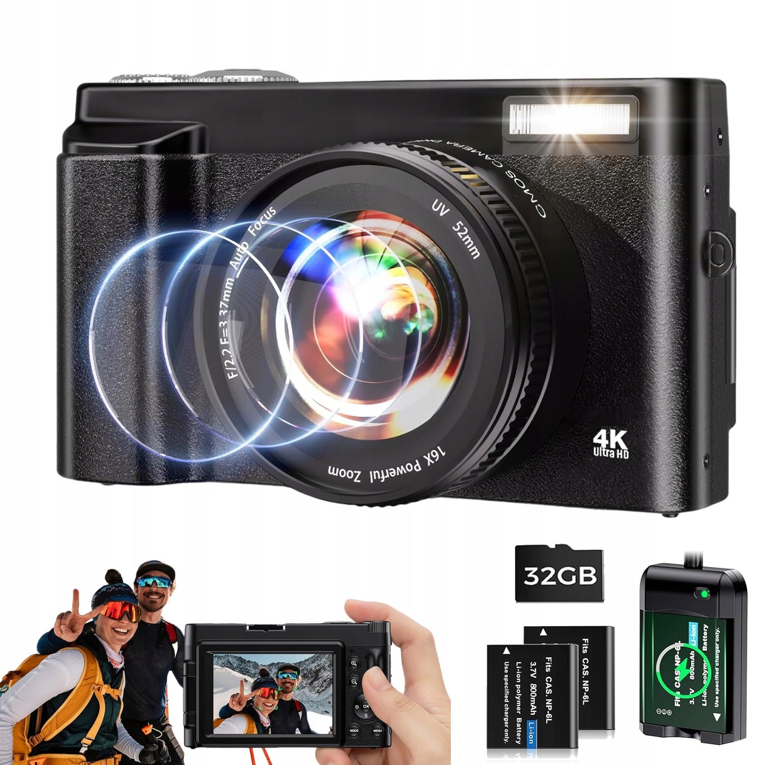 DIGITAL CAMERA PORTABLE IDEA GIFT CHILDREN AND YOUTH