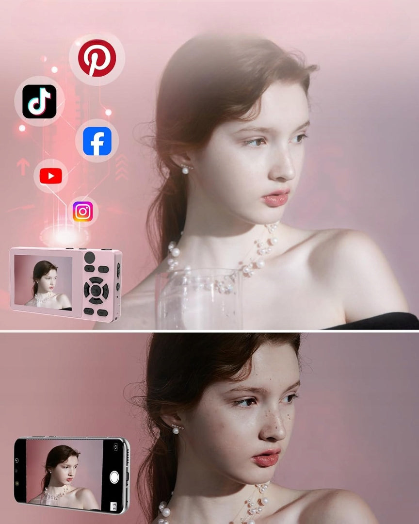 DIGITAL CAMERA VITALER 4K 64 MP COMPACT CAMERA 2000MAH IPS 2.8 INCH PRO Brand no brand