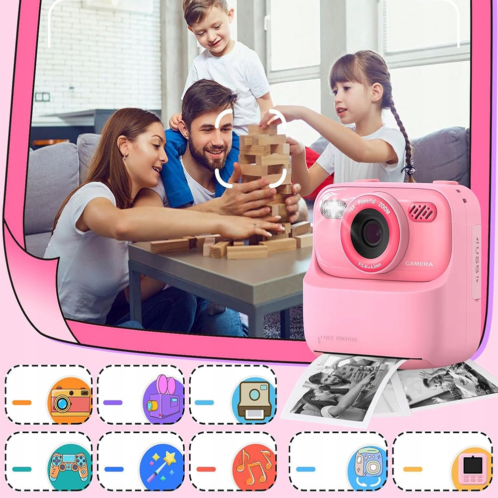 DIGITAL CAMERA WITH 32G PRINT AND 2.4 INCH SCREEN IN PINK Brand no brand